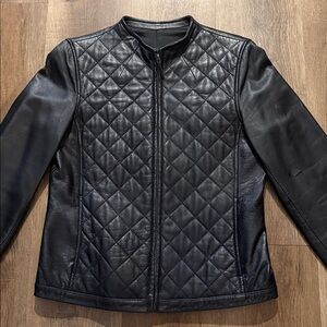 SIENA STUDIO LEATHER JACKET SIZE SMALL